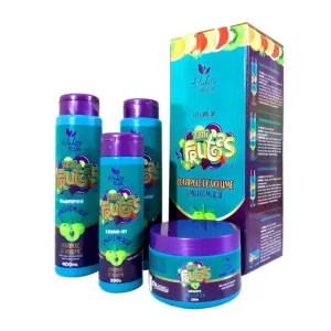 Kit Mega hidratação dos cabelos  Com Açaí (4 Itens) - Hábito Brasil