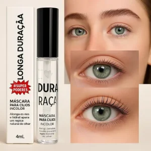Máscara Para Cílios Incolor Super Poderes Volume & Longa Duração Transparente Prova D'Água