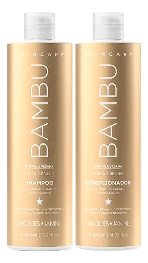 Jacques Janine - Kit Hair Care Bambu - Sh 450ml + Cd 440ml