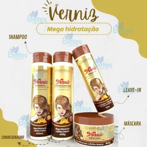 Kit Hábito Brasil  Banho de  Verniz Brilho Intenso