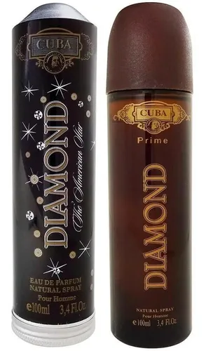 Perfume Masculino Diamond Prime 100 Ml Edp Cuba Charuto
