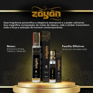 Perfume Árabe Zyone Zayan 28ml - Alta Fixação - Perfumes Importados Masculino