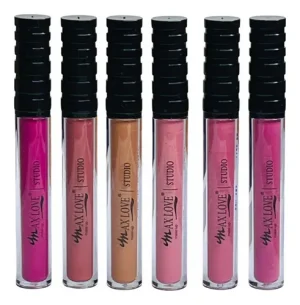 Kit  6 Batom Liquido Matte Atacado 24h Nude Max Love