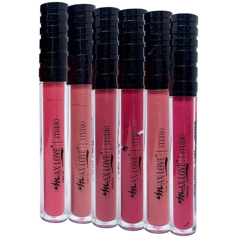 Kit  6 Batom Liquido Matte Atacado 24h Nude Max Love - Imagem 3